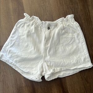 White Denim shorts